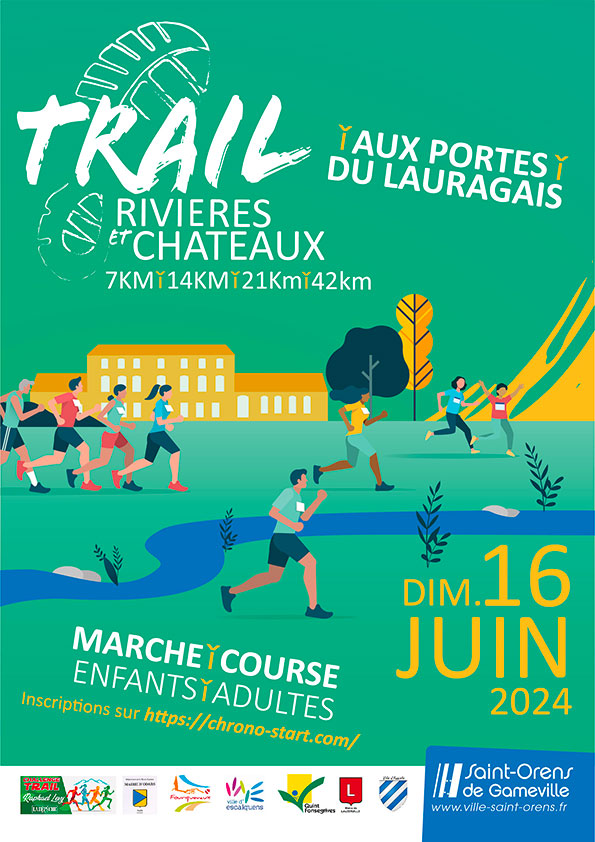 Course des rivières et châteaux