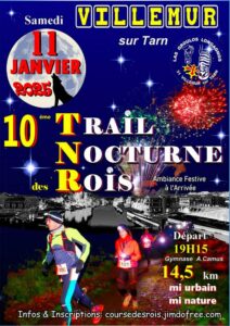 Trail nocturne des Rois @ Villemur-sur-Tarn