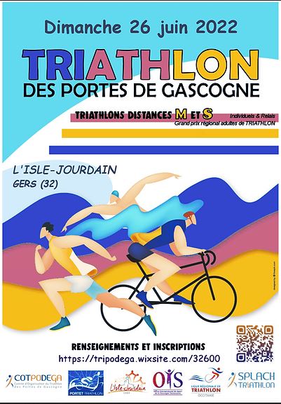 Triathlon des Portes de Gascogne (TriPoDeGa)