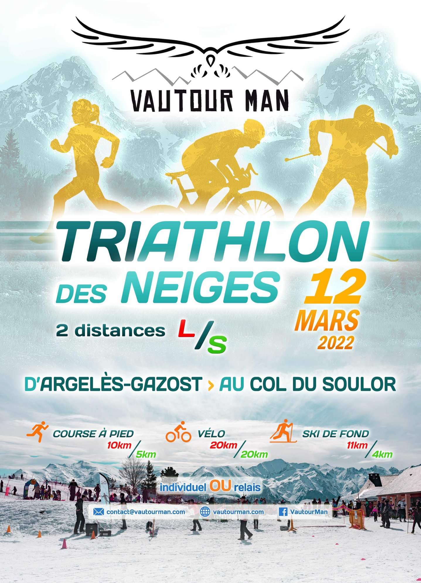 VautourMan / Triathlon des neiges