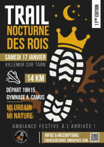 Trail nocturne des Rois @ Villemur-sur-Tarn
