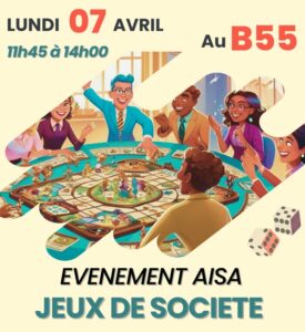 Lire la suite à propos de l’article CHESS & GAMES SOCIETY : EVENEMENT AISA – Découverte des JEUX de SOCIETE