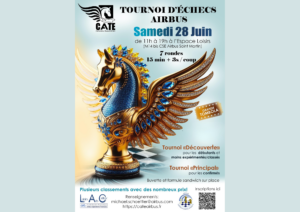 Lire la suite à propos de l’article CHESS & GAMES SOCIETY : TOURNOI D&rsquo;ÉCHECS AIRBUS le samedi 28 JUIN, ouvert à tous !