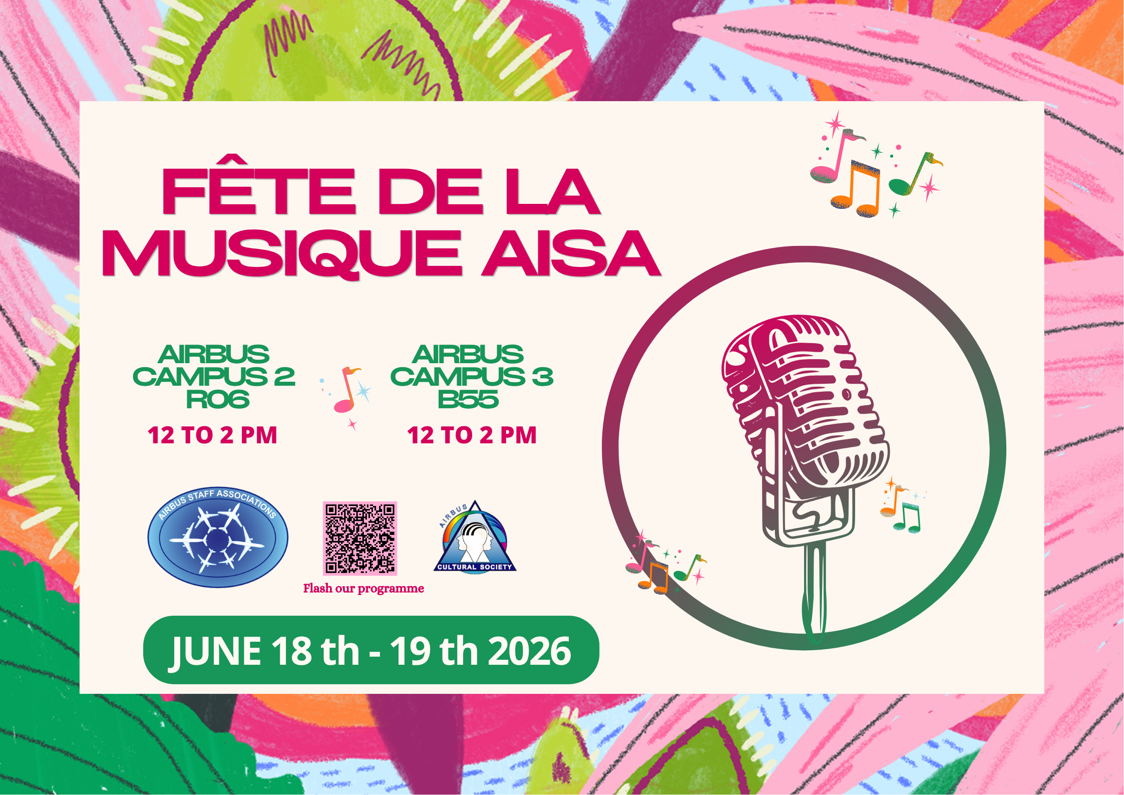 AISA FÊTE DE LA MUSIQUE : C'est le Jour J !