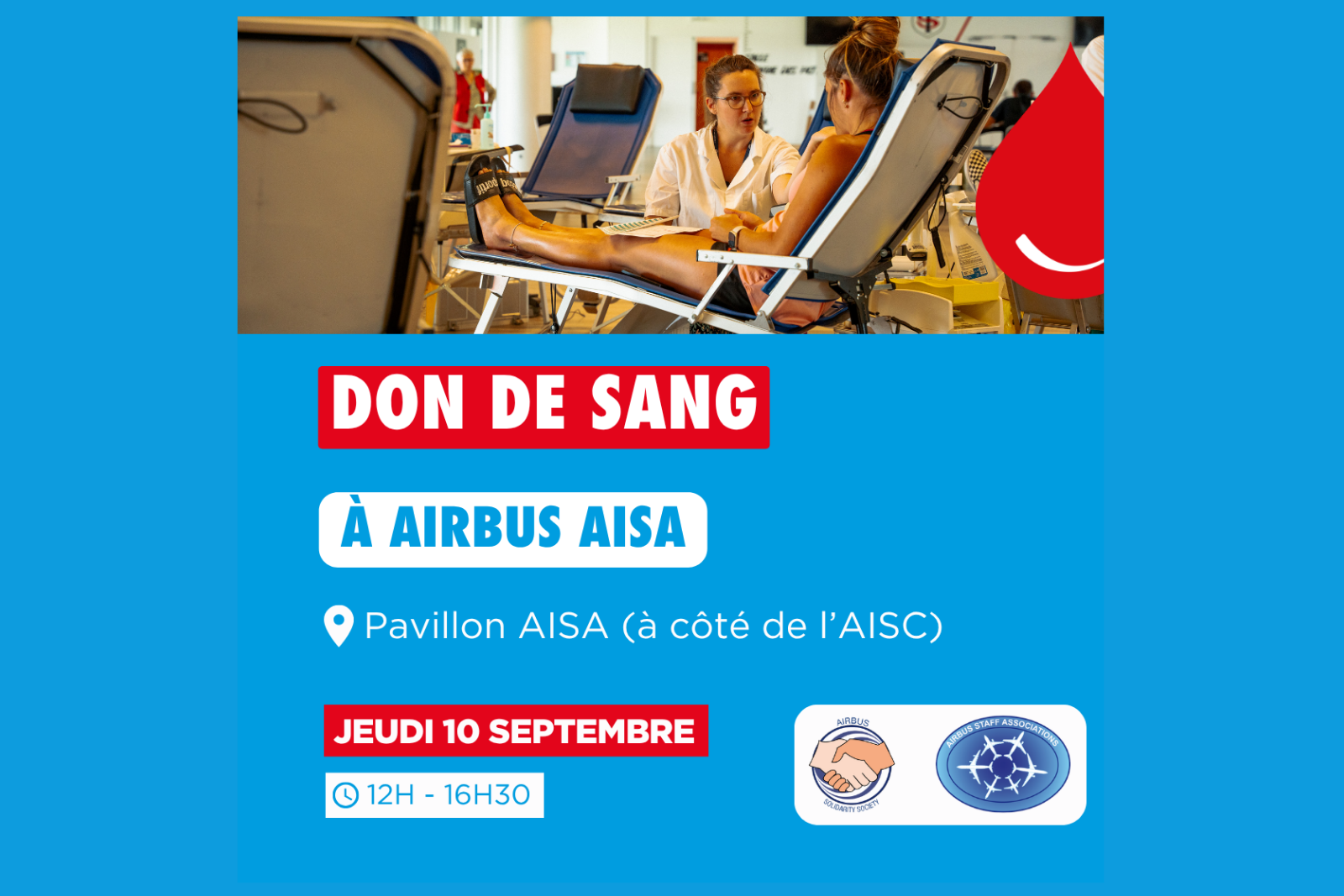 AISA : Mobilisons-nous pour le don de sang le 10 septembre !